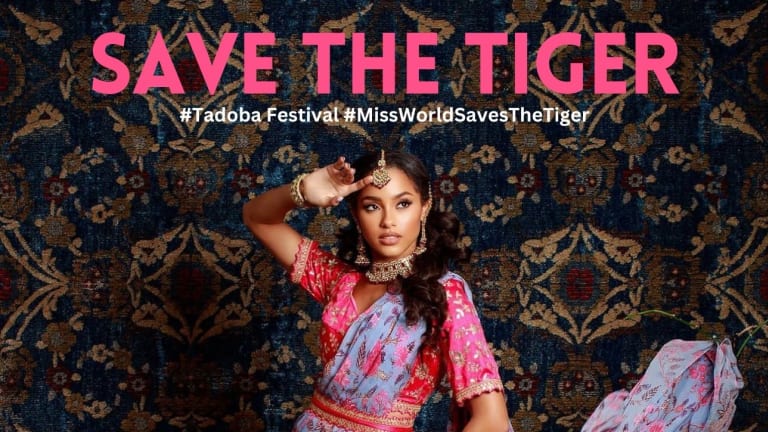 Miss World Trinidad & Tobago Continues Her Save The Tiger Campaign 