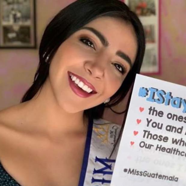 Miss World Guatemala’s #IStayHomeFor 1