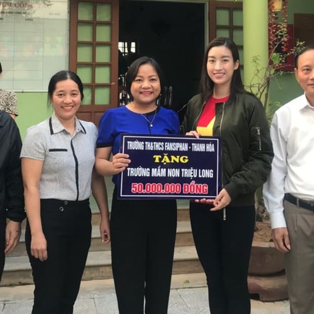 Miss World Vietnam titleholders’ flood relief continued 1