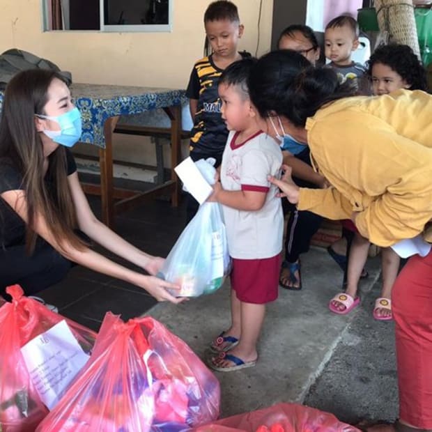 Miss World Malaysia 2018 helps the city of Kuching.2