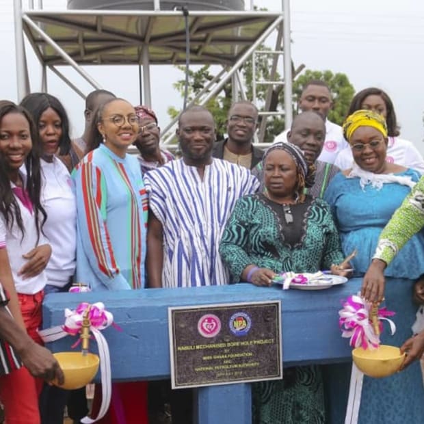 Miss Ghana Foundation & NPA provide water system for Gushegu residents 1