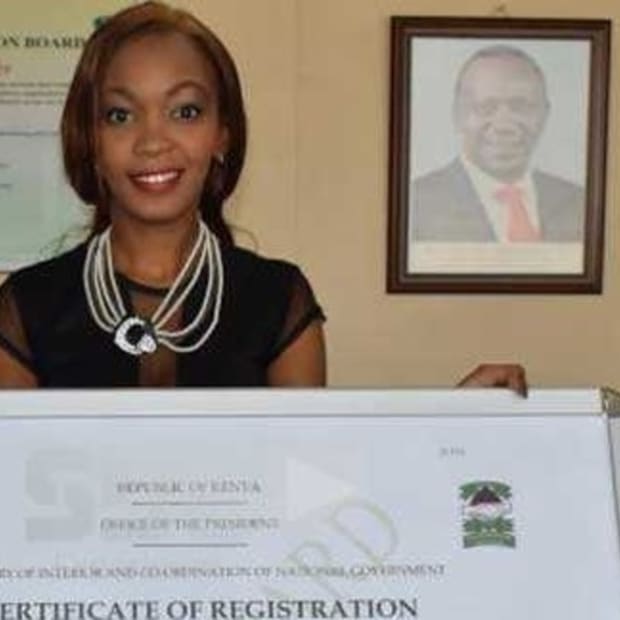 Miss World Kenya 2005 launches her Foundation 1