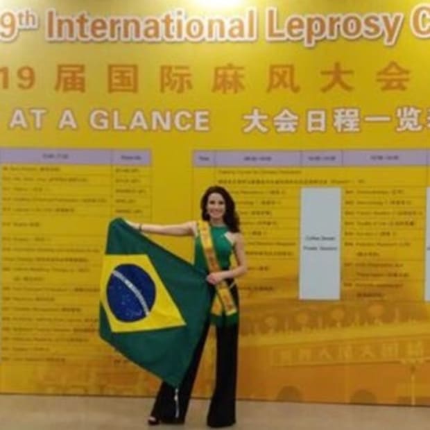 Miss World Alumna represents her nation at International Leprosy Congress 1