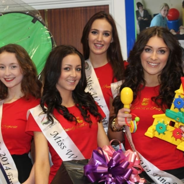 Christmas Donations by Miss Wales Finalists