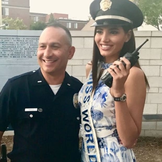 Miss World teams up with LAPD! COVER