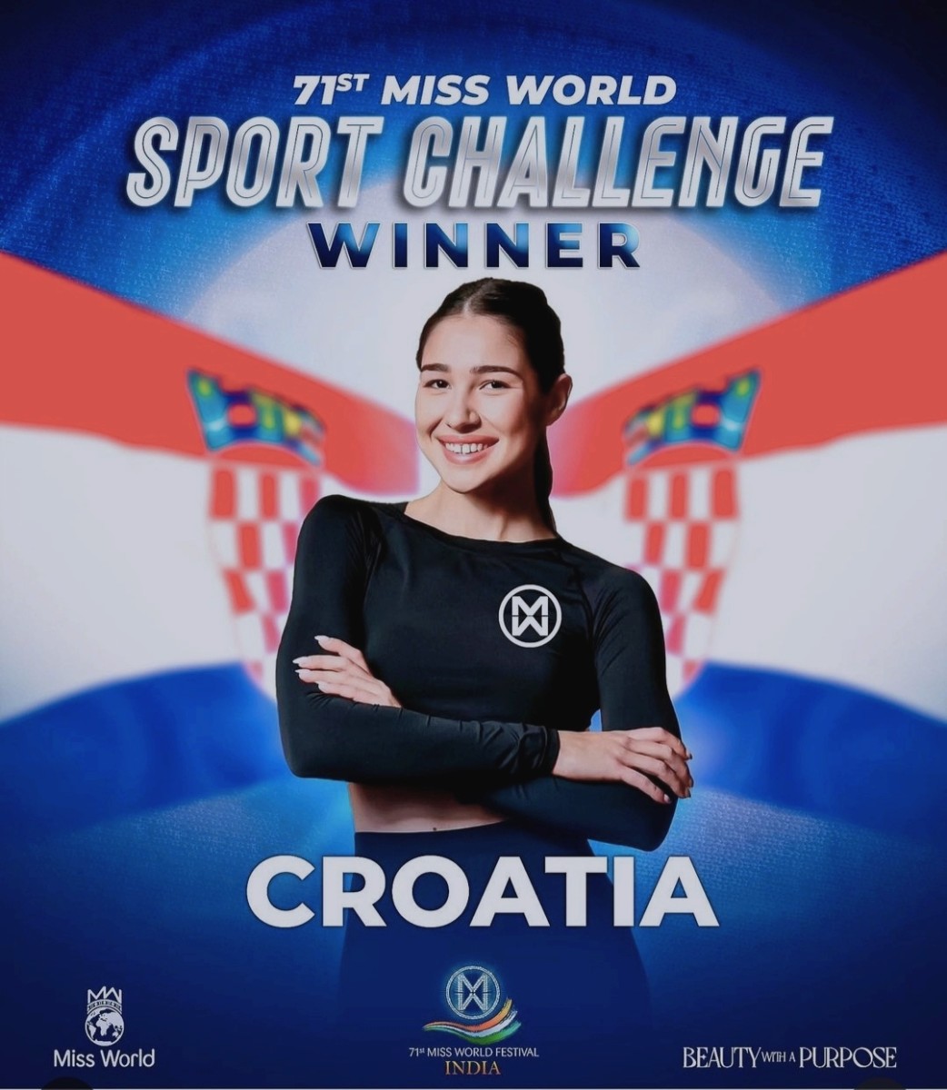 Croatia ended 1st of Sport's Challenge Lucija Begić Miss World 2023